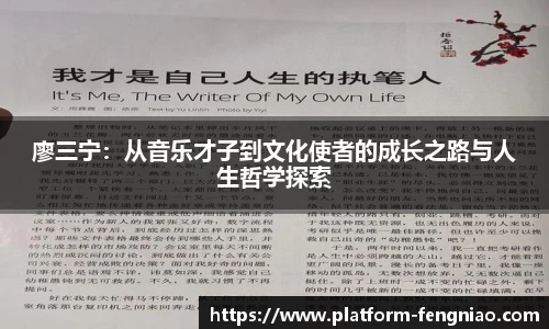 廖三宁：从音乐才子到文化使者的成长之路与人生哲学探索